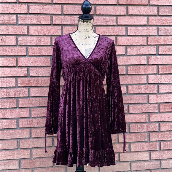 Chelsea Violet Velvet Dress 